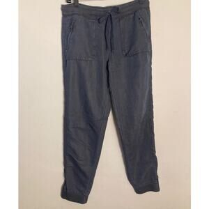 Raison D'Etre Anthropologie Navy Jogger Cargo Pants ~ Cute Lux Lounge ~ Sz 28